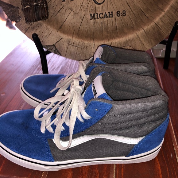 vans old skool high grey